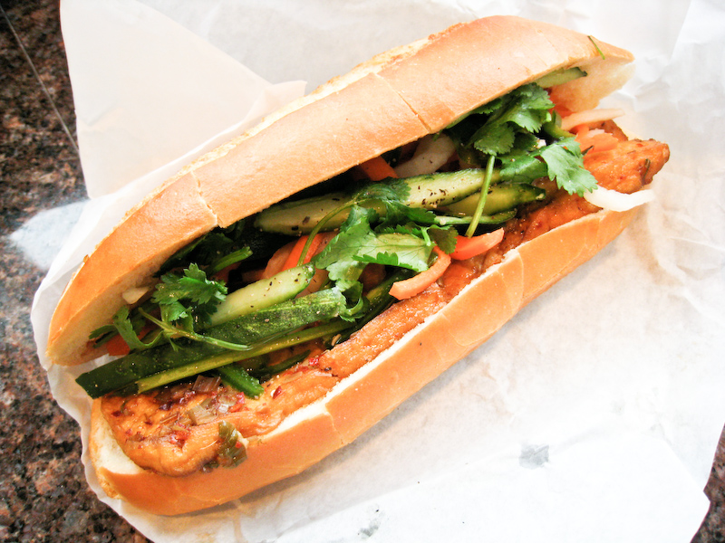 Vietnamese Tofu Sandwich