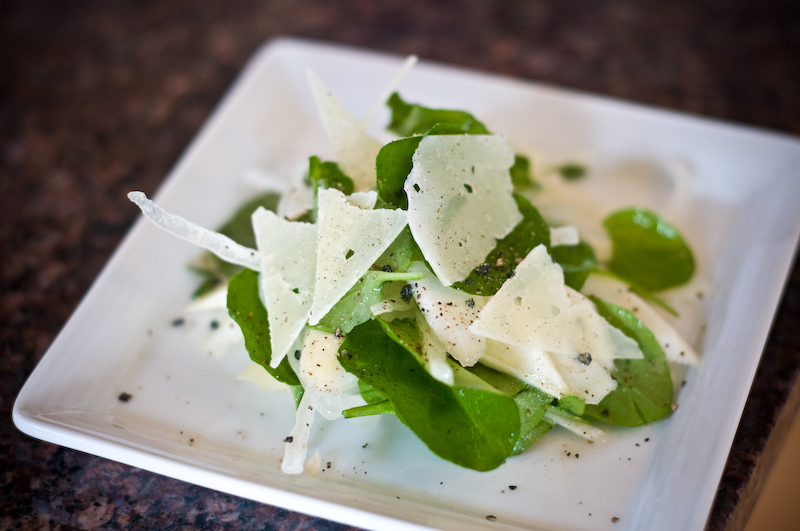 White Asparagus Salad with Watercress and Romano White Asparagus Salad with Watercress and Romano