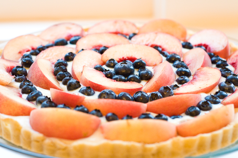 Nectarine and Blueberry Tart Nectarine and Blueberry Tart