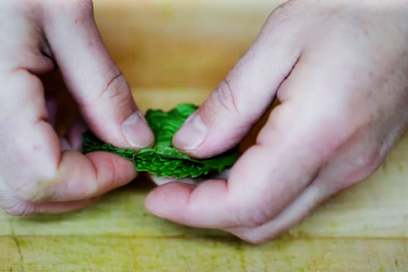 How to Cut Mint Chiffonade