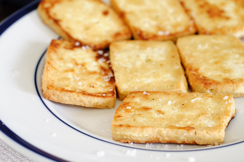 Crispy Pan Fried Tofu