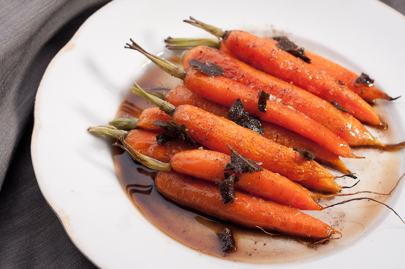 Roasted Carrots with Sage Brown Butter from the Savory Sweet Life Cookbook