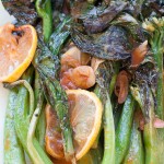 Grilled Chinese Broccoli and Lemon