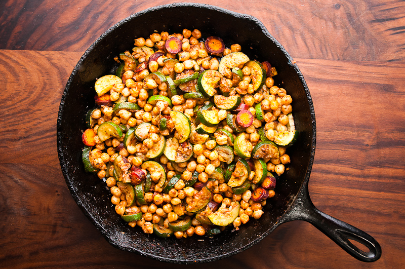 Zucchini and Chickpea Tagine