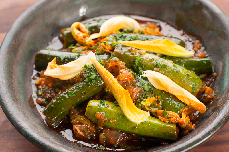 Baby Zucchini with Sofrito