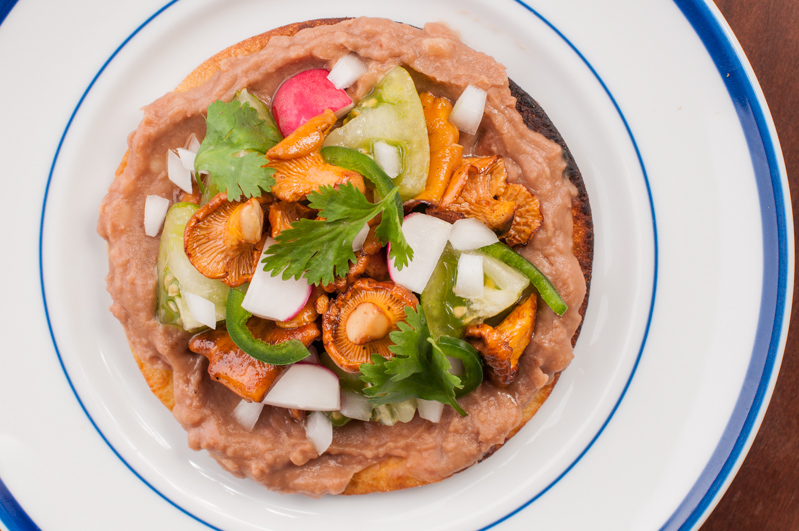 Chanterelle Tostadas